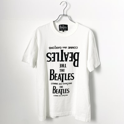 COMME des GARCONS x The Beatles Rubber Printed T-Shirt "White"