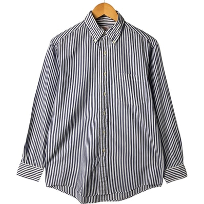 古着 ブルックスブラザーズ Brooks Brothers Est.1818 長袖 ボタンダウンストライプシャツ メンズM相当/eaa547504