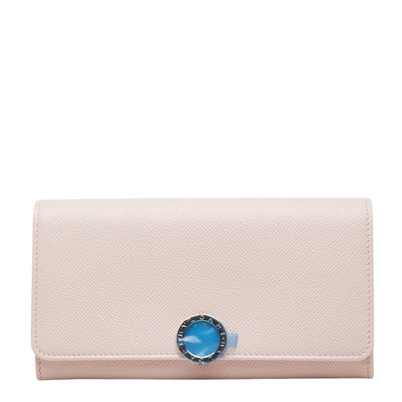 ブルガリ ブルガリブルガリ 長財布 ピンク レザー レディース BVLGARI 【中古】