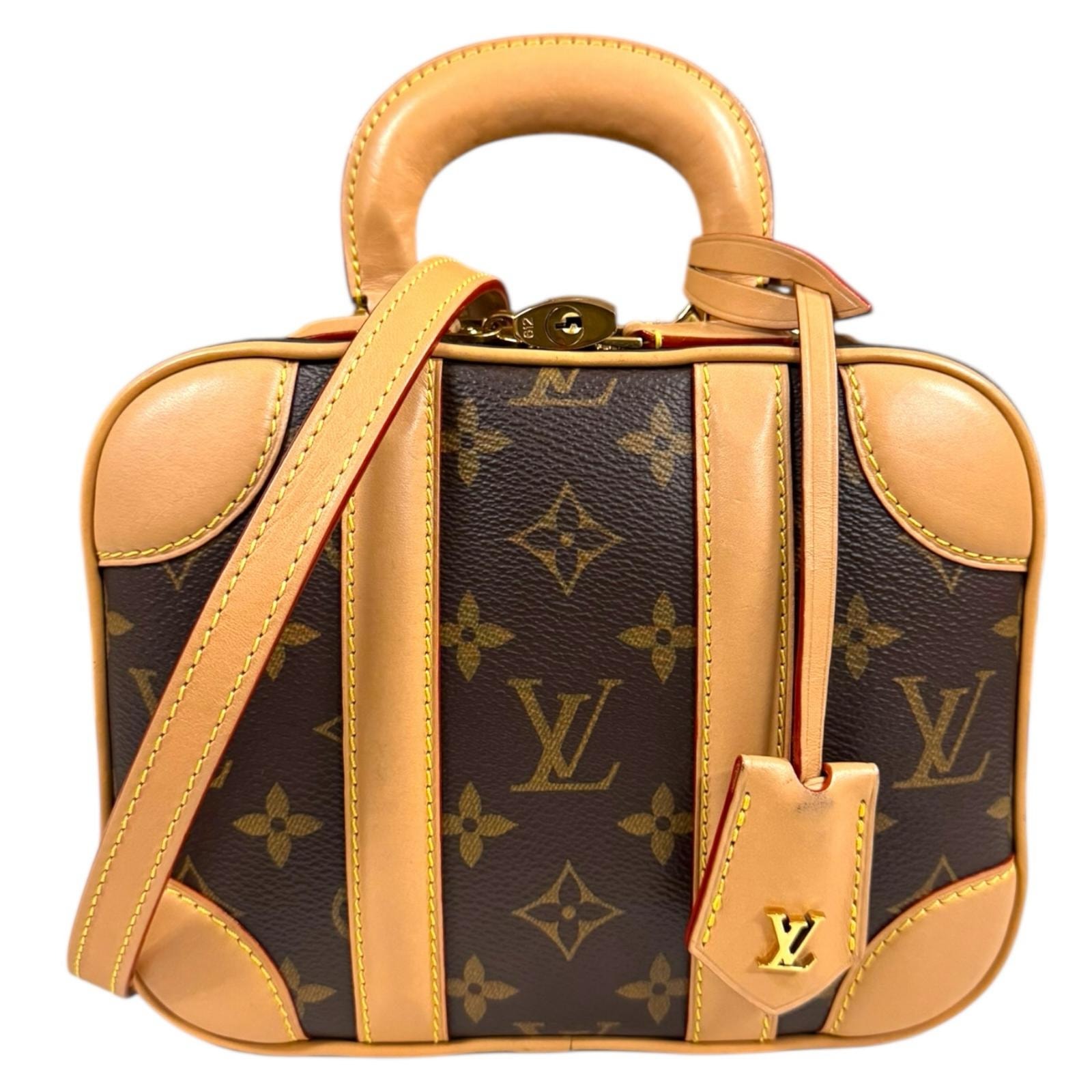ルイヴィトン ヴァリゼットBB モノグラム ショルダーバッグ モノグラムキャンバス M44804 ブラウン レディース LOUIS VUITTON  中古