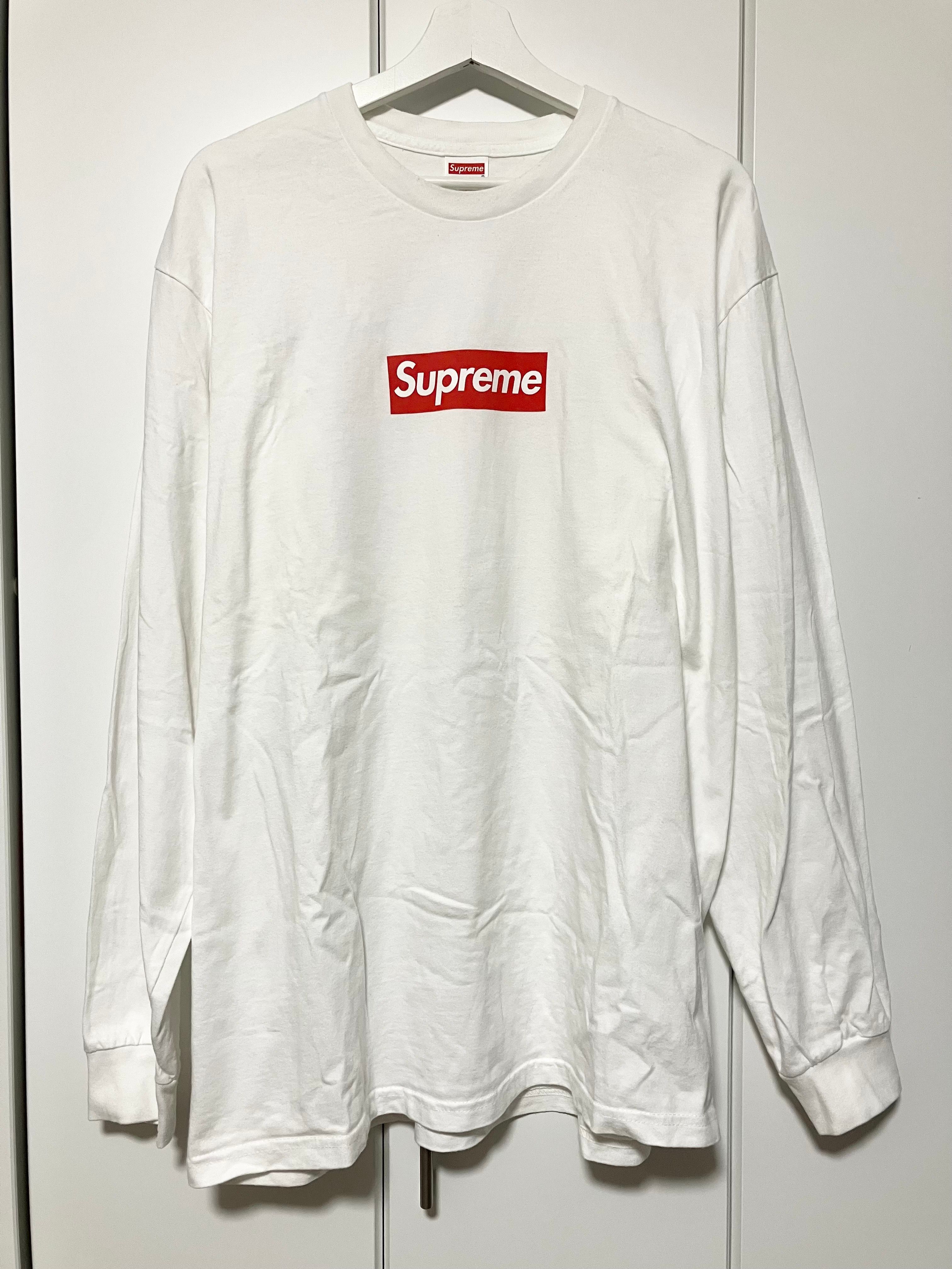Supreme Box Logo L/S Tee "White"