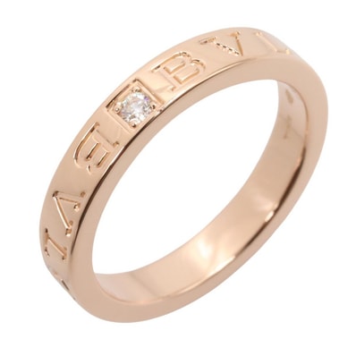 ブルガリ BVLGARI B-zero1 ビーゼロワン リング 1PD リング・指輪 ジュエリー K18PG(ピンクゴールド) ダイヤモンド レディース ゴールド系 / クリア系 【中古】