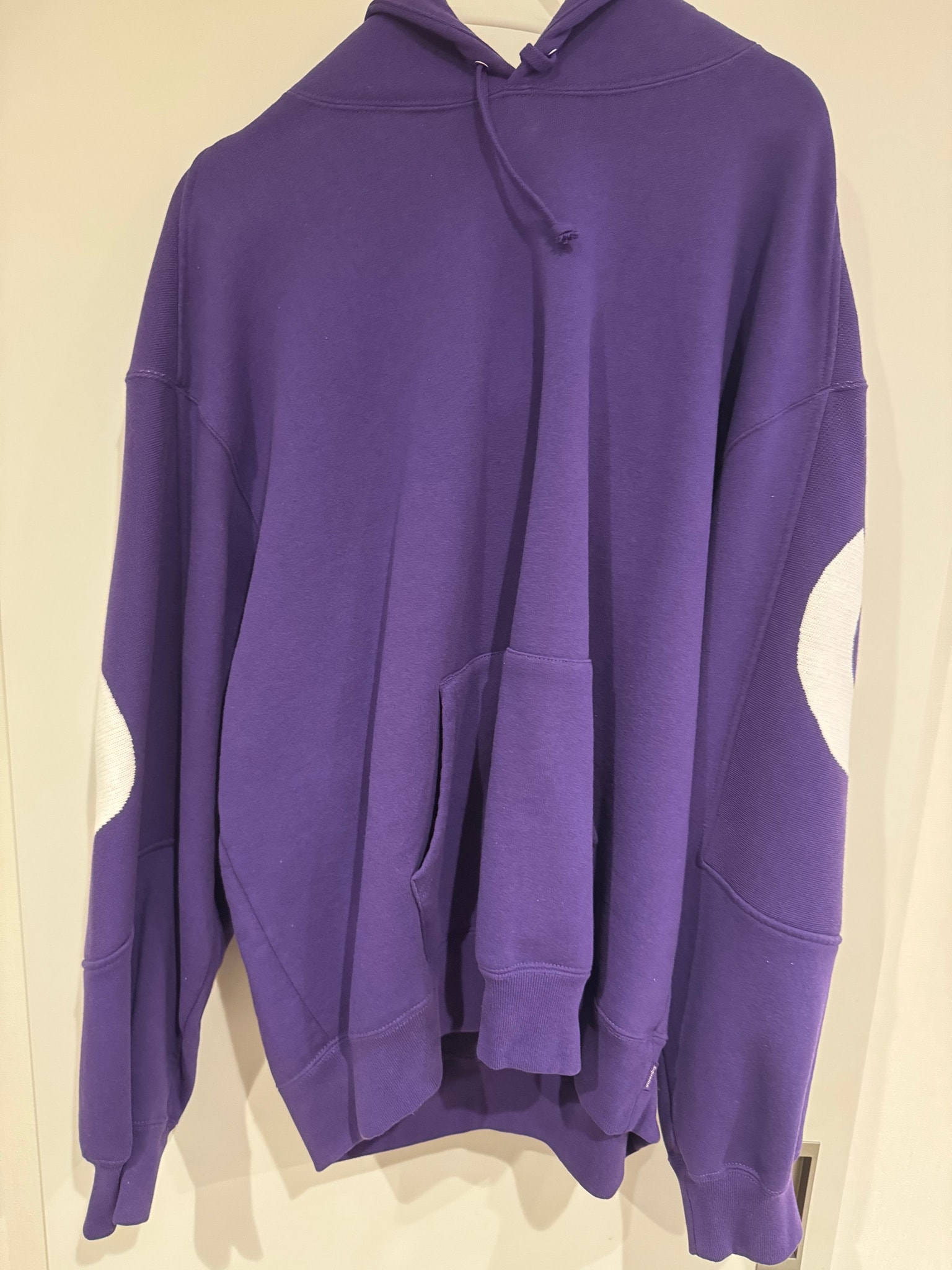 Supreme Big Logo Jacquard Hooded Sweatshirt "Purple"