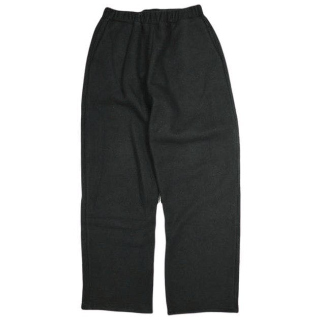 INSCRIRE アンスクリア 24AW 日本製 FLEECE PANTS フリースパンツ I24AW-BC93B L BLACK イージー ユニセックス ボトムス g25458