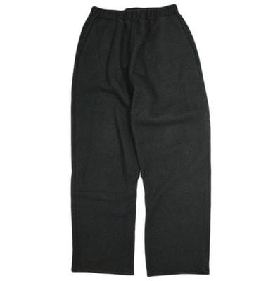 INSCRIRE アンスクリア 24AW 日本製 FLEECE PANTS フリースパンツ I24AW-BC93B L BLACK イージー ユニセックス ボトムス g25458