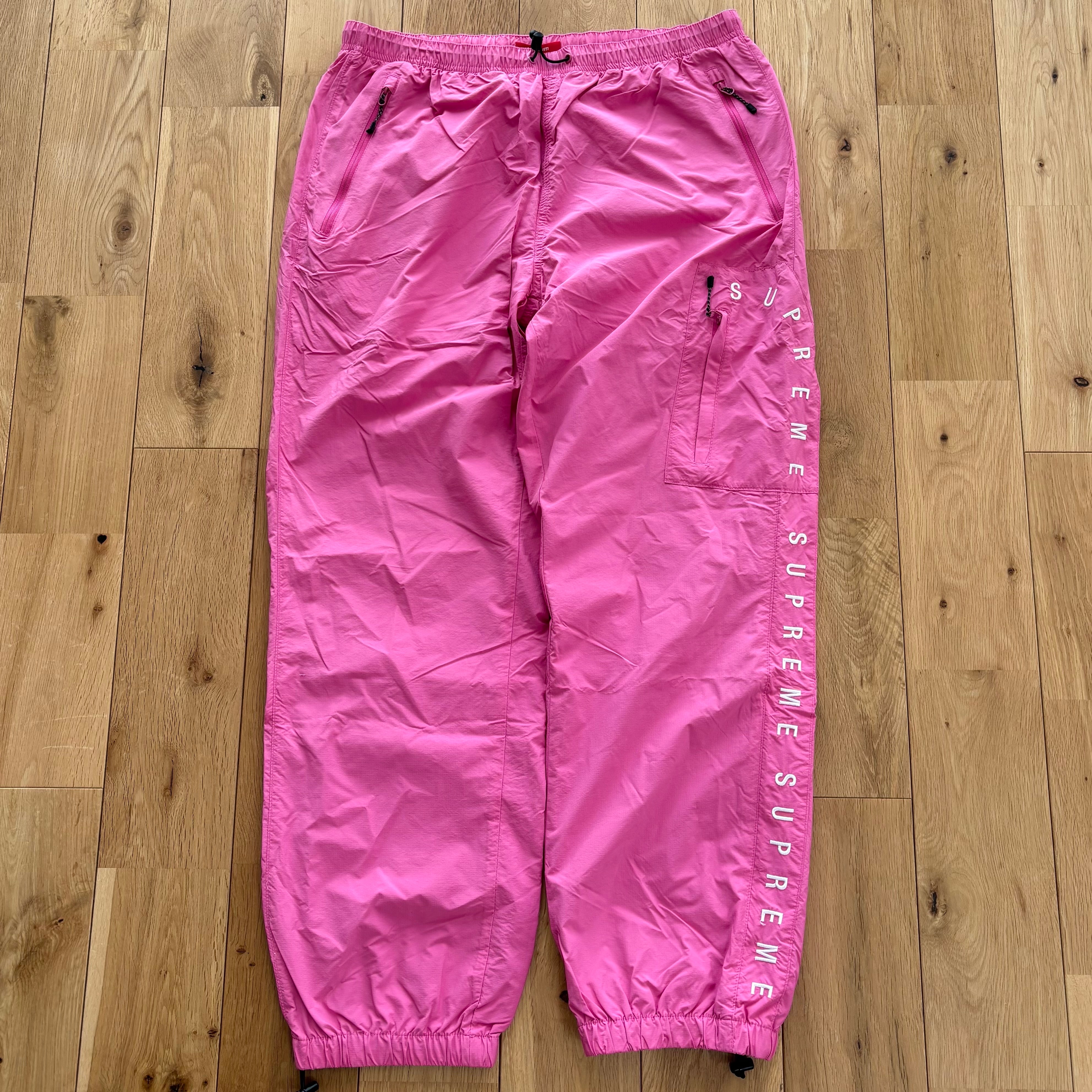 Supreme Curve Logos Ripstop Pant Pink