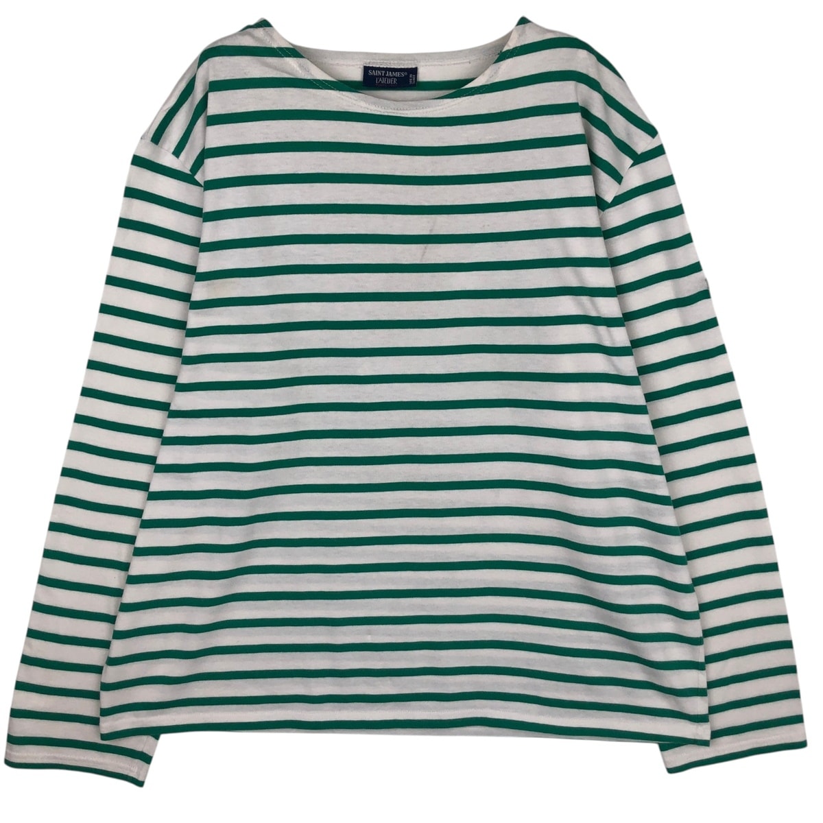 古着 セントジェームス SAINT JAMES L'ATELIER ボーダー柄 ロングTシャツ ロンT フランス製 メンズL相当/eaa631324
