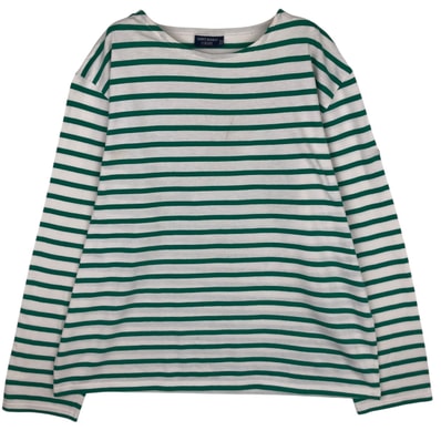 古着 セントジェームス SAINT JAMES L'ATELIER ボーダー柄 ロングTシャツ ロンT フランス製 メンズL相当/eaa631324