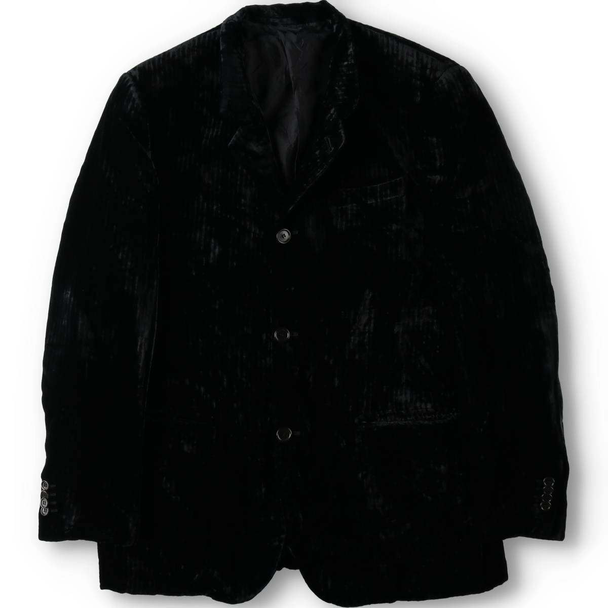 古着 ジョルジオアルマーニ Giorgio Armani ベルベット テーラードジャケット イタリア製 メンズL相当/daa000503
