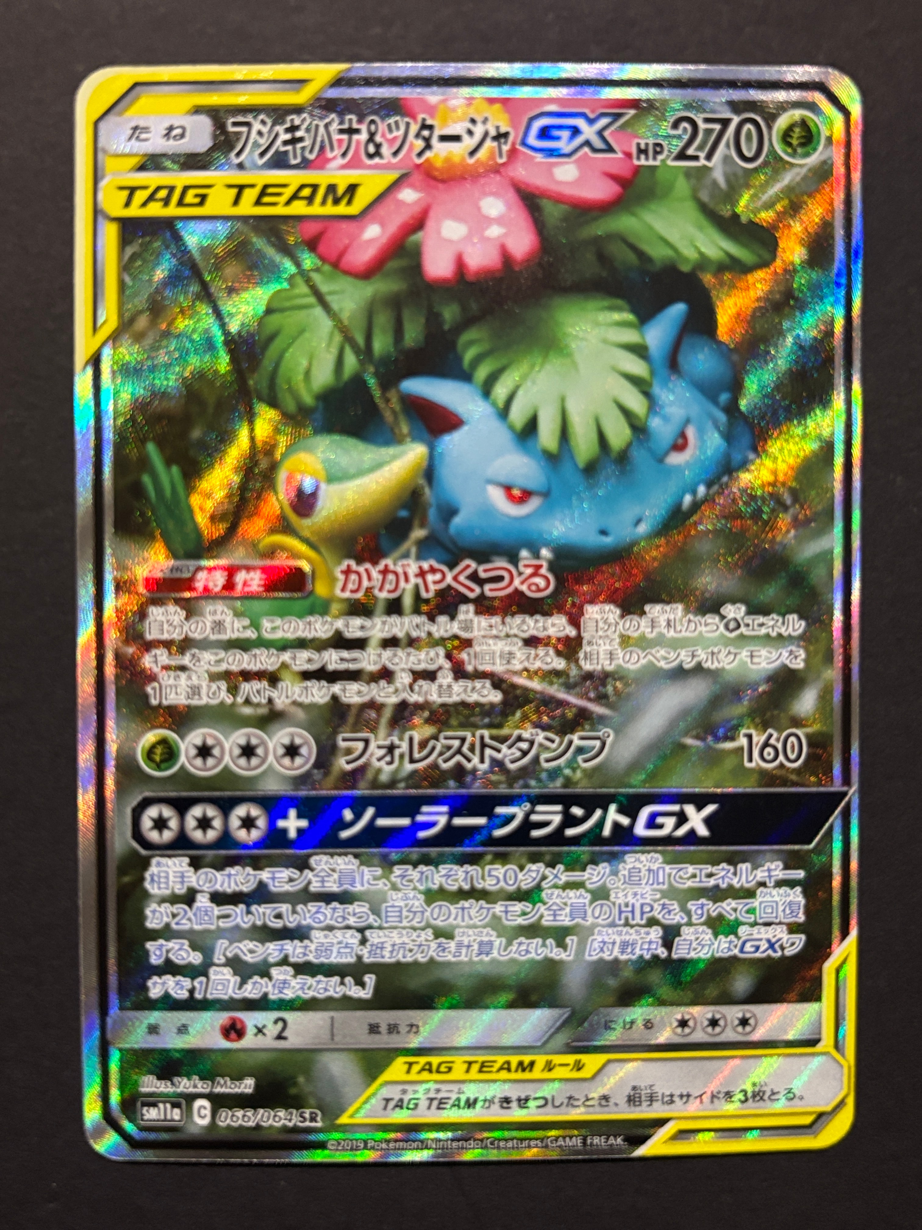 PSA10】フシギバナ&ツタージャGX SR[SM11a 065/064](強化拡張パック
