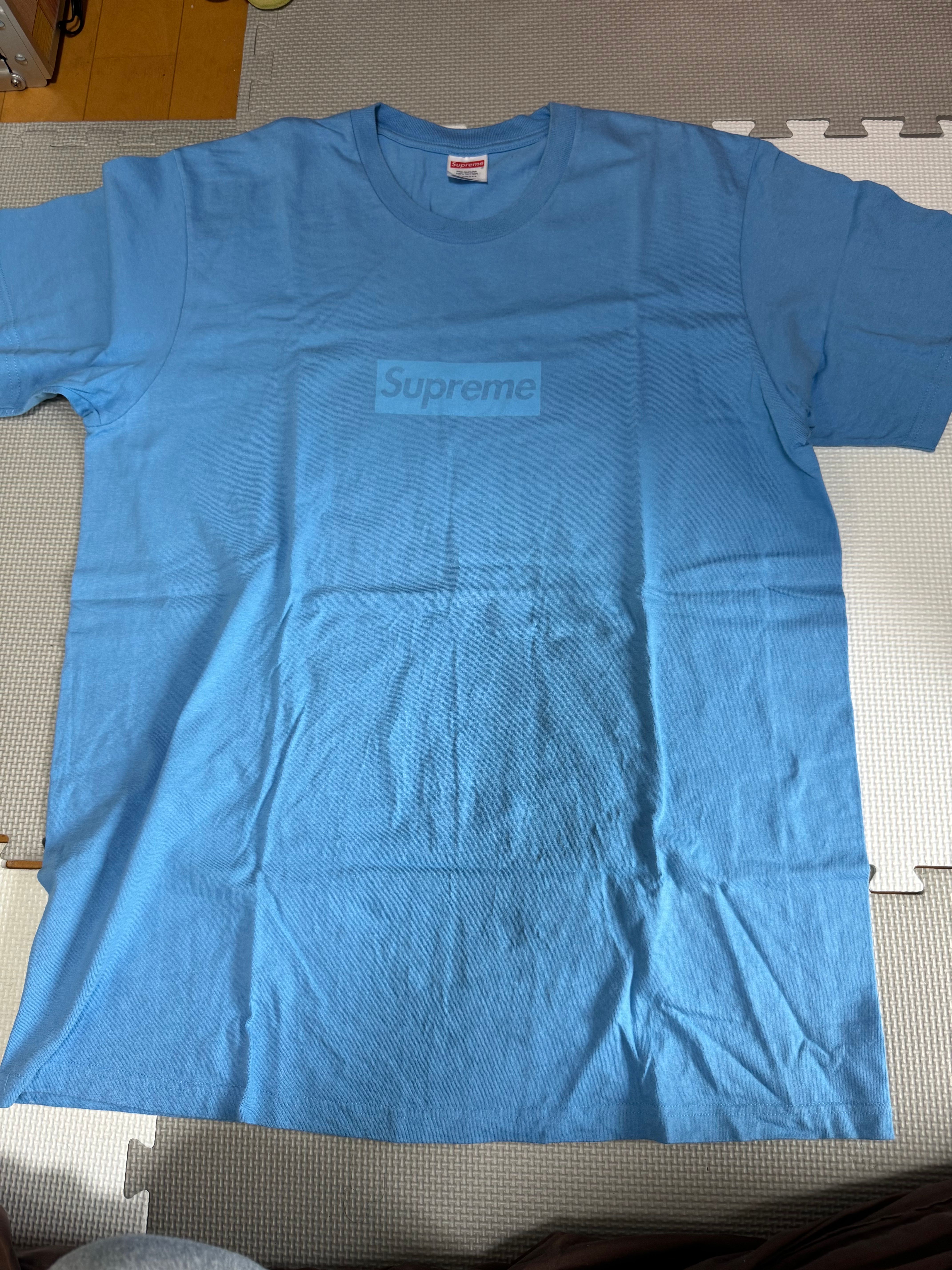 Supreme Tonal Box Logo Tee "Bright Blue"