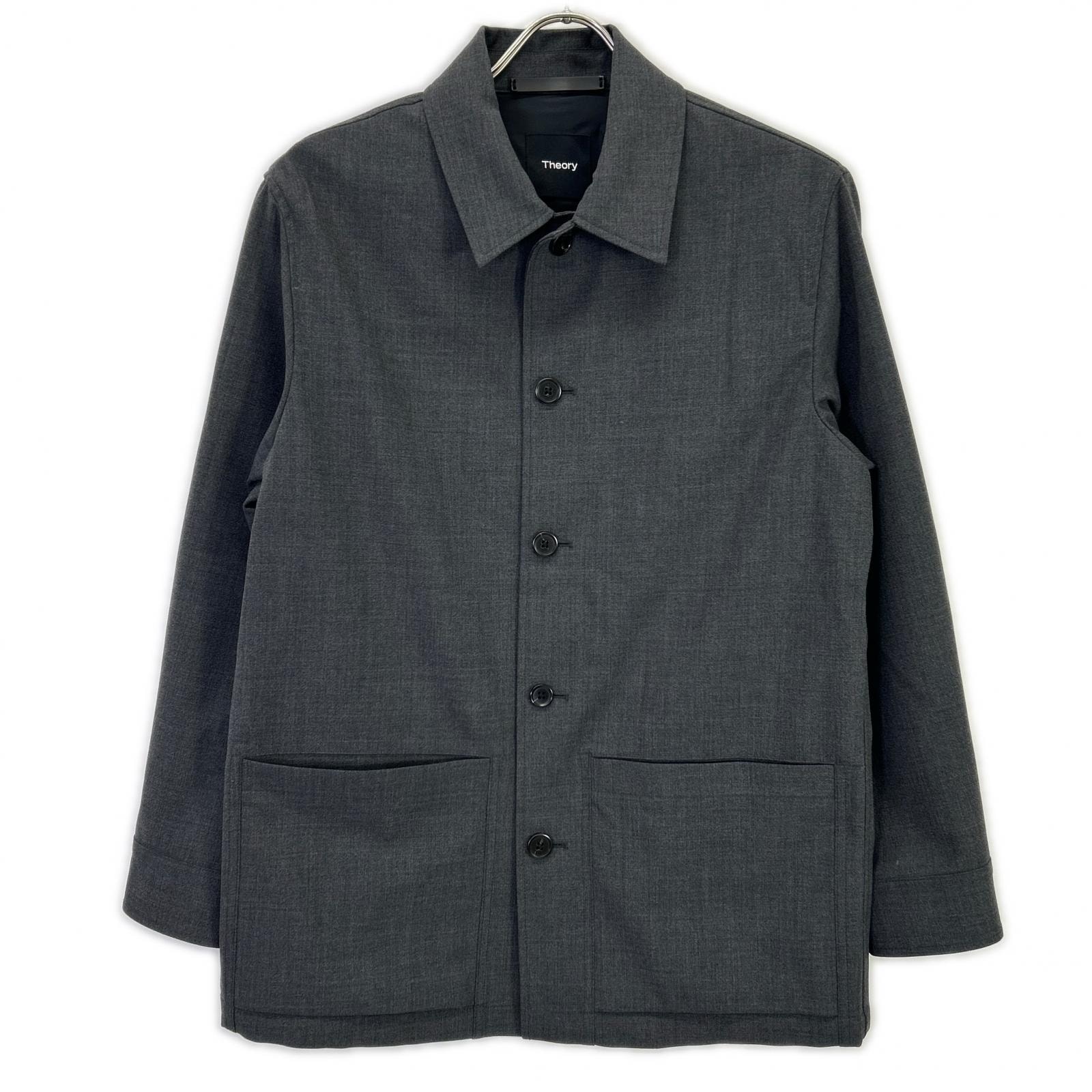 セオリー 02-2309003 グレー Bond Wool Twill Selk PA  シャツジャケット XS