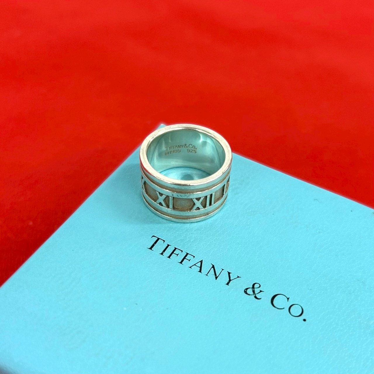 TIFFANY&Co. ティファニー ワイド アトラス リング シルバー925 リング・指輪 13号 シルバー
 70256
