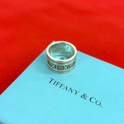 TIFFANY&Co. ティファニー ワイド アトラス リング シルバー925 リング・指輪 13号 シルバー
70256
