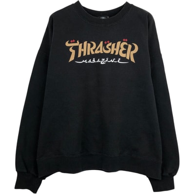 古着 スラッシャー THRASHER プリントスウェットシャツ トレーナー メンズXL相当/eaa635029