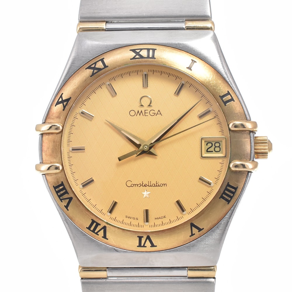 オメガ OMEGA 1312.10 コンステレーション SS/K18YG ゴールド クォーツ メンズ 良品 腕時計 K#150603