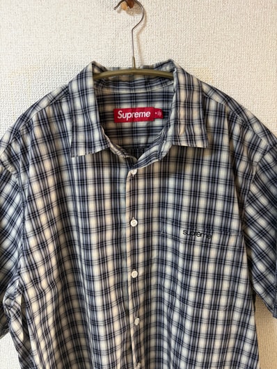 Supreme Mini Plaid S/S Shirt "Stone"