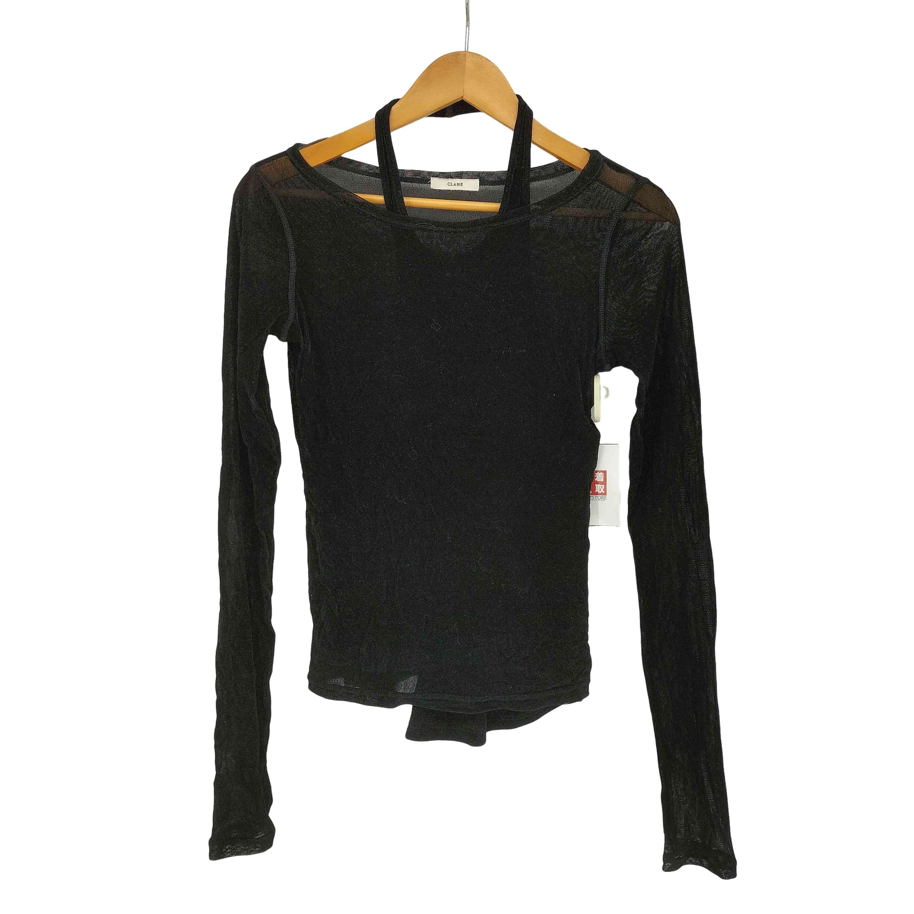 TULLE FLOCKY LAYERED TOPS【1142238217641】