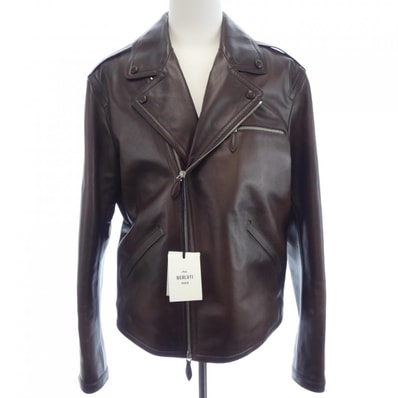 ベルルッティ Berluti パティーヌ ペルフェクト R25LBL134 レザーライダースジャケット
