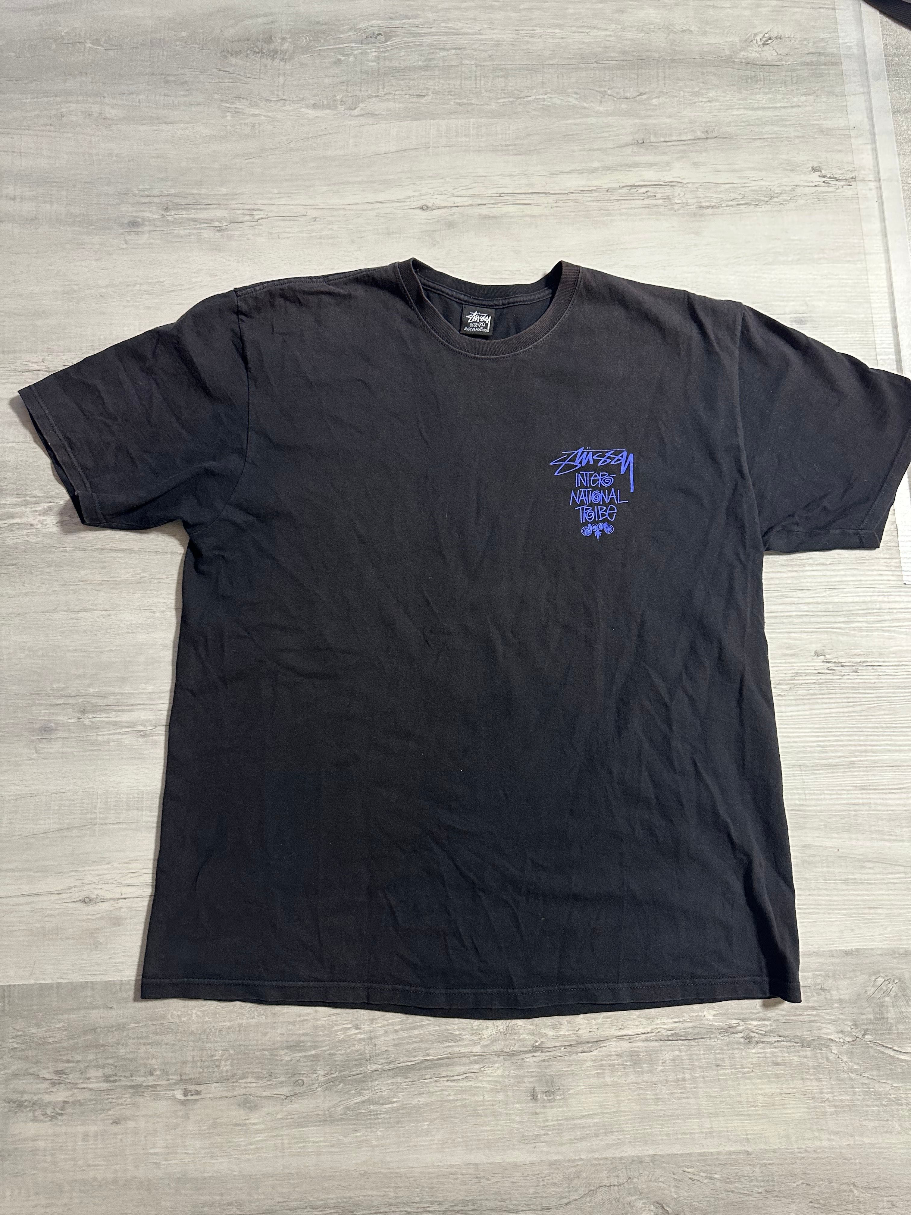 Stussy Tribe Stack Tee "Black"