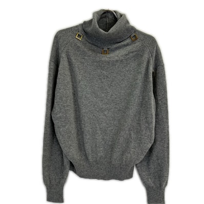 ルイヴィトン 【美品/国内正規】RW222B TL8 FNKL92 Dリング タートルネック ニットセーター XS