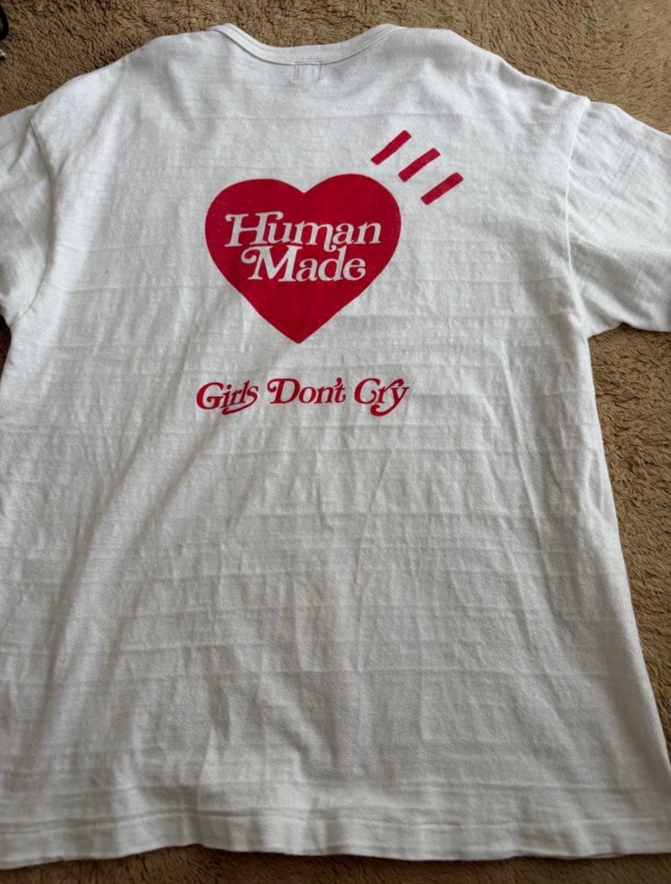 HUMAN MADE GDC Valentine's Day T-Shirt "White" / VERDY