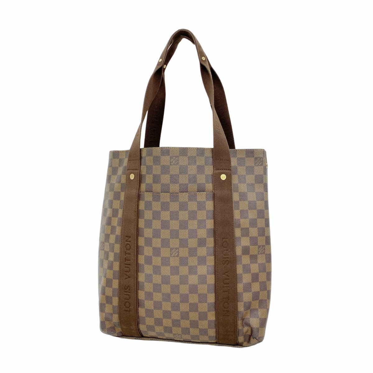 【6de5574】ルイヴィトン トートバッグ ダミエ カバボブール N52006 エベヌ【中古】レディース