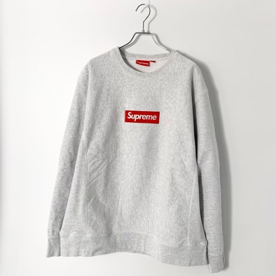 Supreme Box Logo Crewneck Sweatshirt "Ash Grey" (18FW)