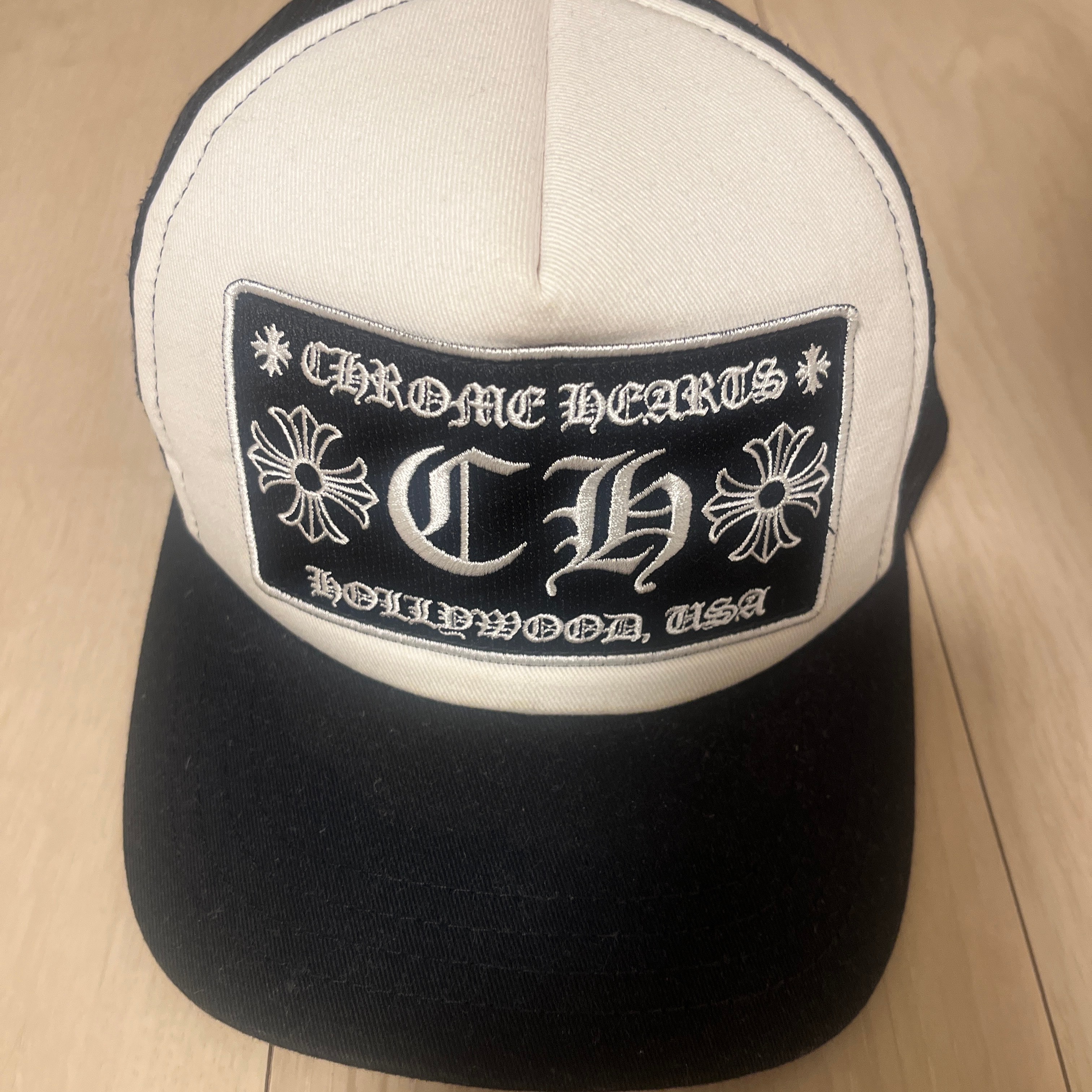 Chrome Hearts Trucker Cap CH "Black/White"