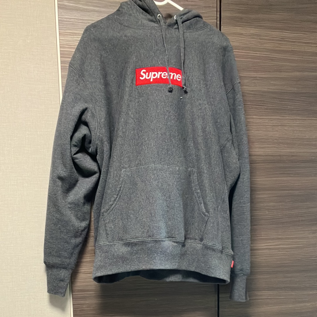 Supreme Box Logo Hooded Sweatshirt "Charcoal" (21FW)