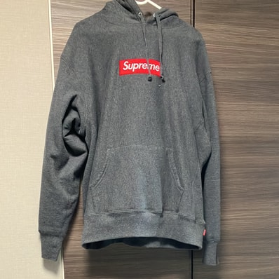 Supreme Box Logo Hooded Sweatshirt "Charcoal" (21FW)