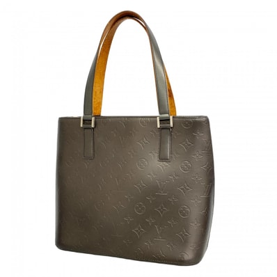 ★最終価格【6cd5711】ルイヴィトン トートバッグ モノグラム・マット ストックトン M55112 ノワール【中古】レディース