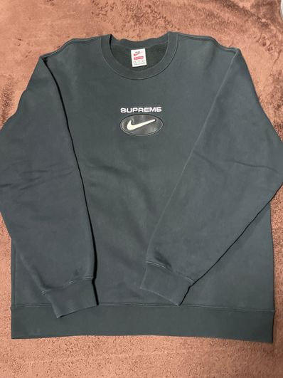Supreme / Nike Jewel Crewneck "Black"