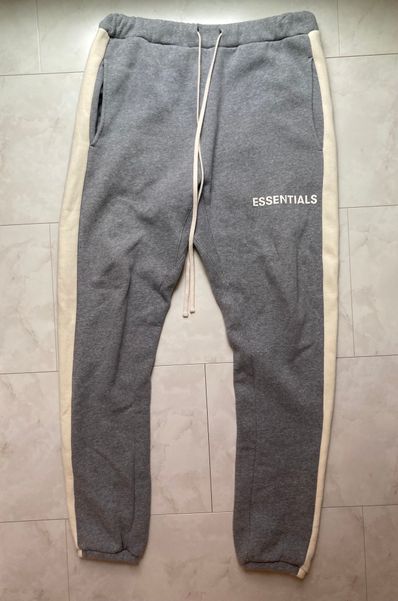 FEAR OF GOD Essentials Side Stripe Sweatpants "Grey"