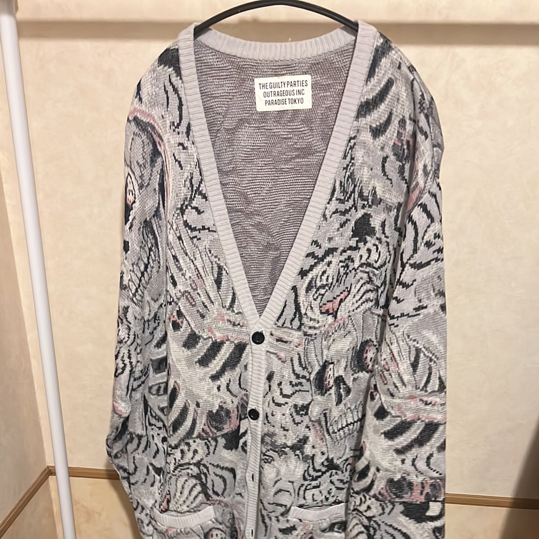WACKO MARIA TIM LEHI / KNIT JAQUARD CARDIGAN 