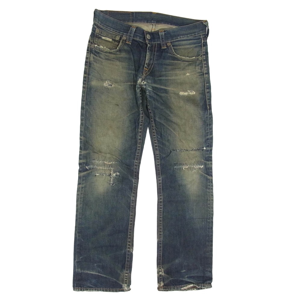Levi's リーバイス デニムパンツ 502 ストレート コットン デニム パンツ インディゴブルー系 33【中古】