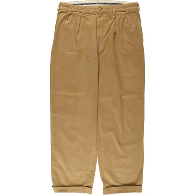 古着 ラルフローレン Ralph Lauren Polo Ralph Lauren ツータック チノパンツ メンズw35相当/eaa458175