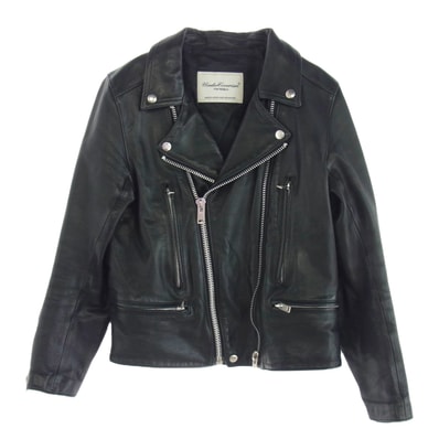 UNDERCOVER アンダーカバー レザージャケット 9201 undercoverism アンダーカバイズム Double riders jacket ダブル ライダース ジャケット ブラック系 1【中古】
