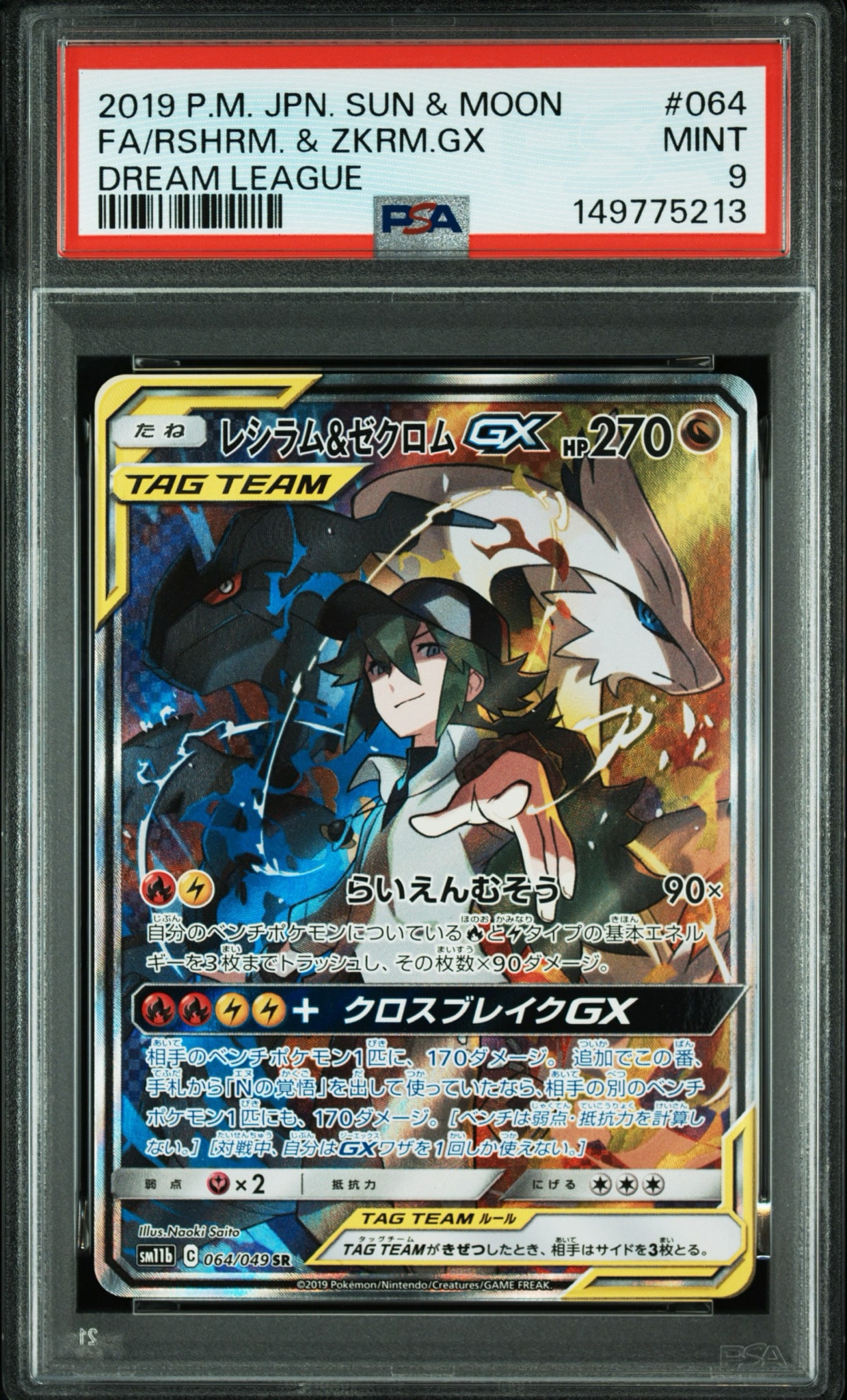 レシラム&ゼクロムGX (N) SR :SA [SM11b 064/049](強化拡張パック