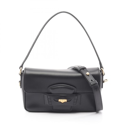 ミュウ ミュウ Miu Miu CRM FINE CALF ペニー ハンドバッグ バッグ レザー レディース ブラック系 5BD270 【中古】