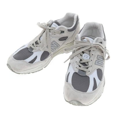 【中古】ニューバランス NEW BALANCE 991LG2 USA製 スニーカー ライトグレー【サイズ9】【メンズ】