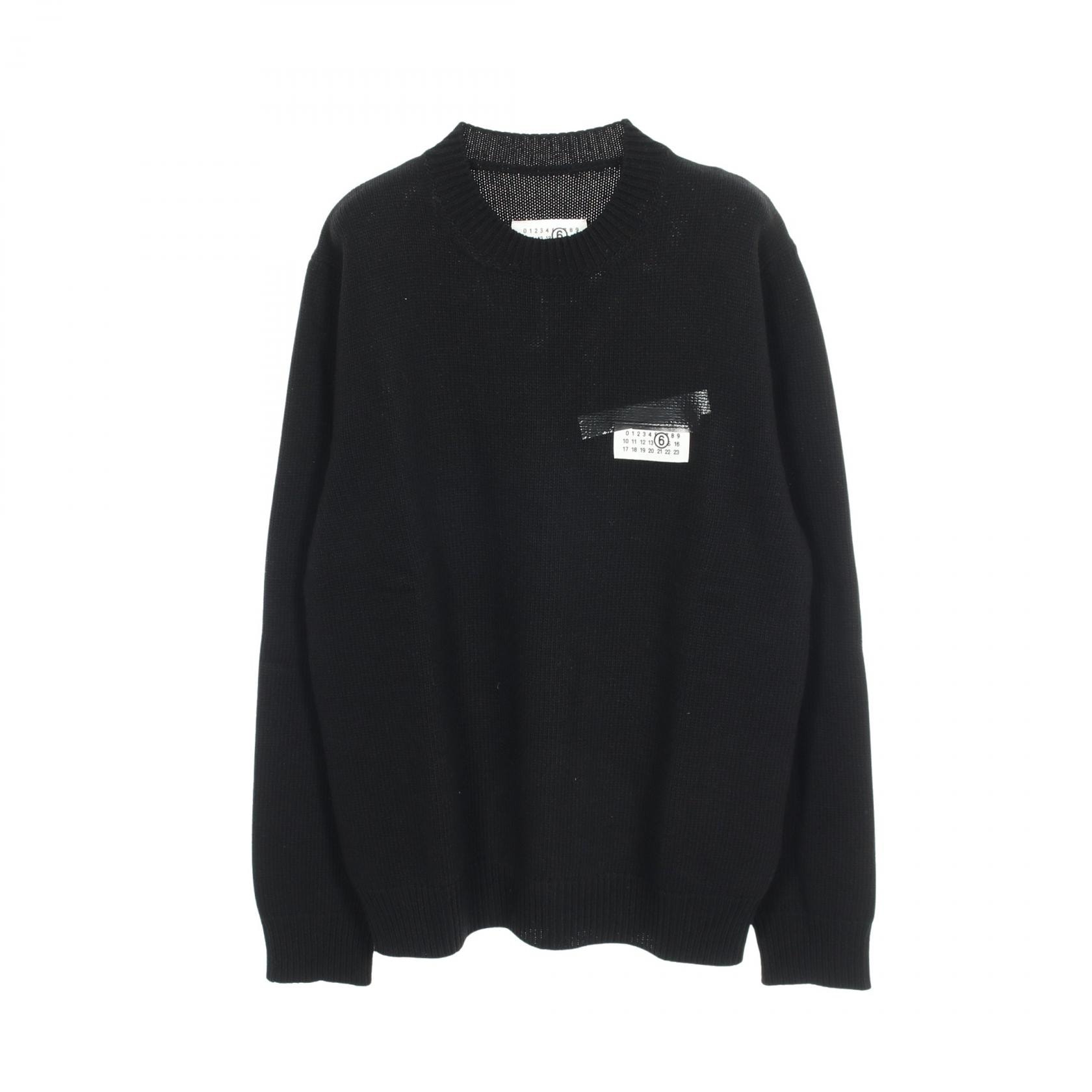 MM6 Maison Margiela Tape Label Jumper "Black"