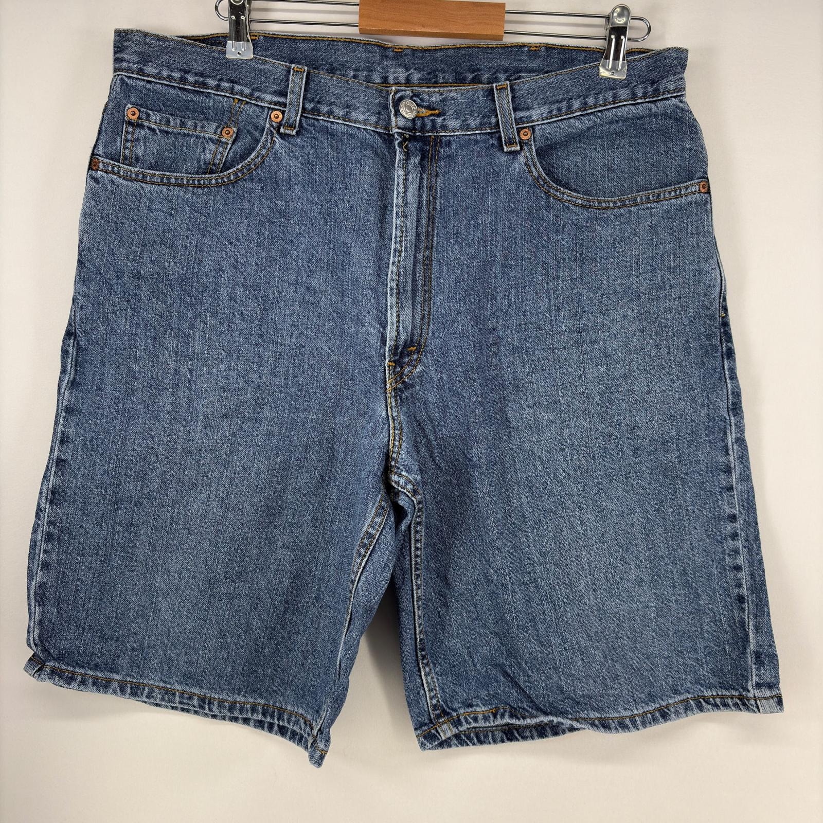 古着 リーバイス Levi's ショートパンツ テーパード 550 デニム ハーフパンツ ジーパン w38  ブルー メンズ