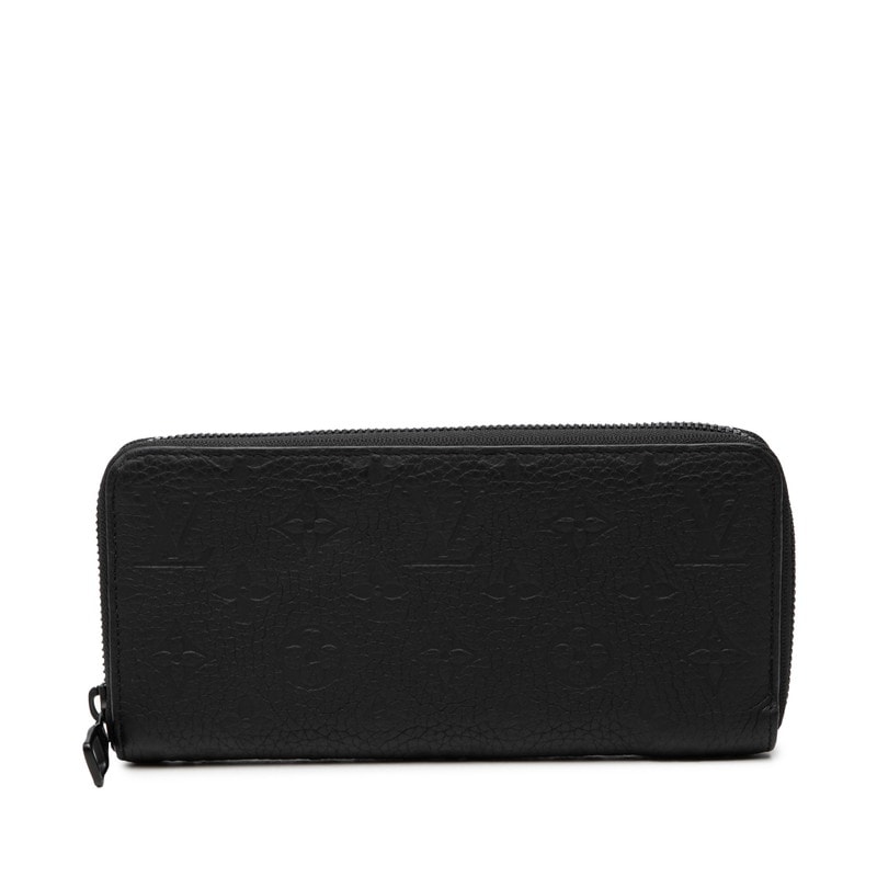 Louis Vuitton Zippy Wallet Horizontal Monogram Taurillon Leather "Noir"