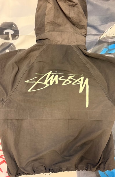 Stussy Wave Dye Beach Shell "Black"