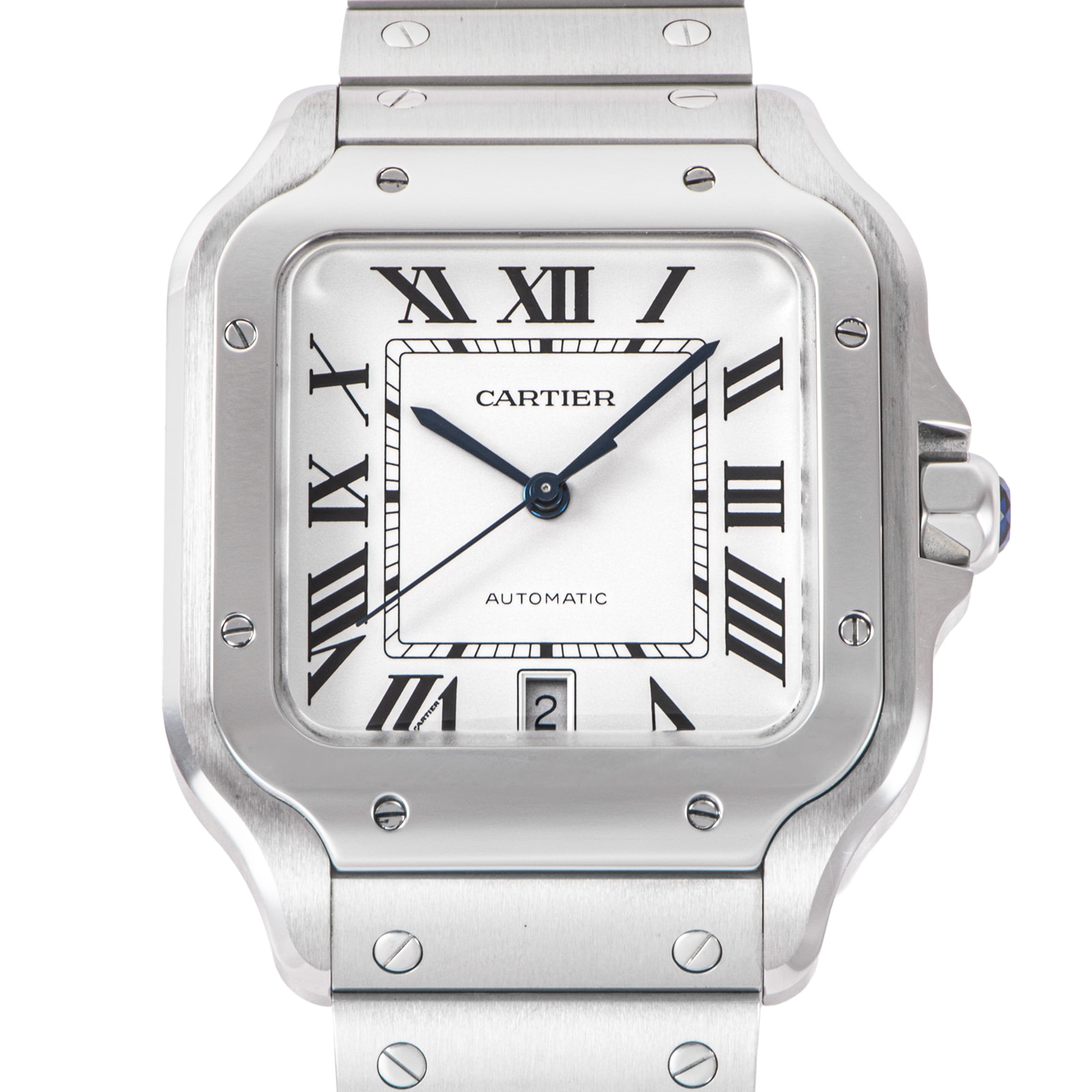Cartier カルティエ サントス ドゥ カルティエ LM WSSA0018 ステンレススチール【中古】