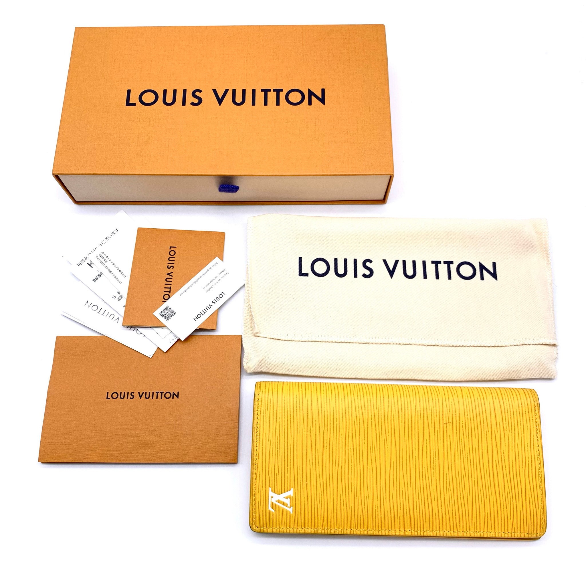 Louis Vuitton Brazza Wallet "Yellow"