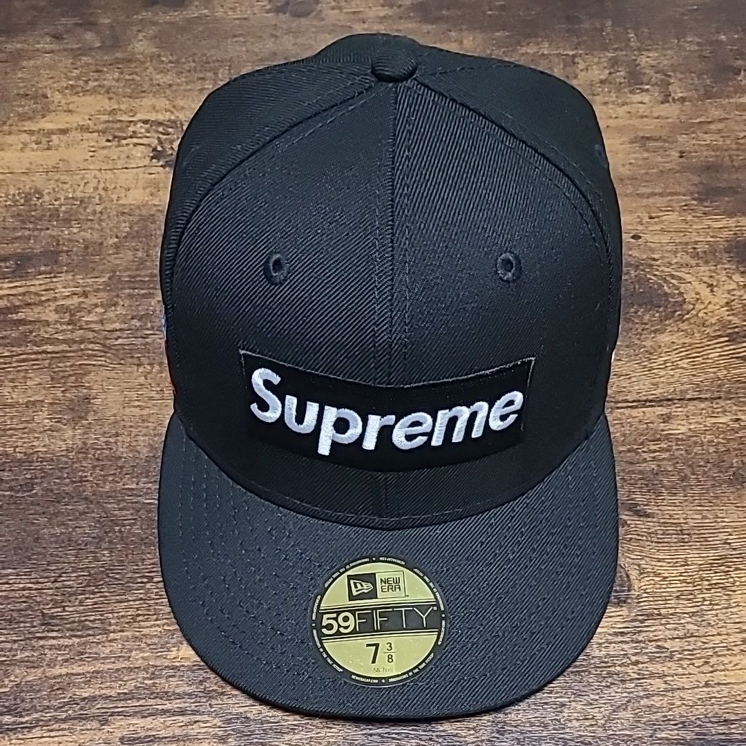Supreme World Famous Box Logo New Era® "Black"