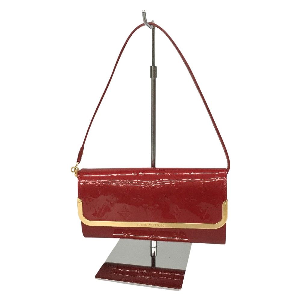 △△LOUIS VUITTON ルイヴィトン  財布クラッチウォレット レッド 赤    ヴェルニ ロスモアMM M91550 レッド