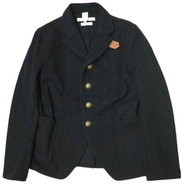 BEAMS BOY ビームスボーイ 日本製 メルトン4Bジャケット 13-16-0277-202 Free Navy テーラード ブレザー アウター g22572
